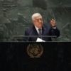 Palestinian leader Mahmoud Abbas addresses the 78th United Nations General Assembly