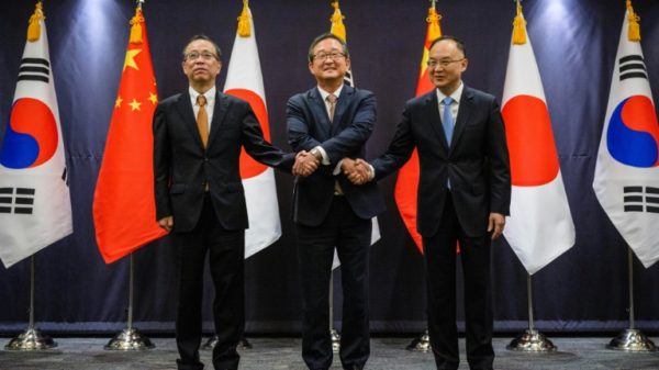 The summit announcement came after senior diplomats from South Korea, China and Japan held a rare meeting in Seoul