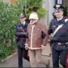 Sicilian mafia boss Matteo Messina Denaro (C) was arrested in January 2023