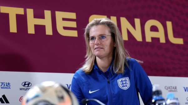 England coach Sarina Wiegman on the eve of the final