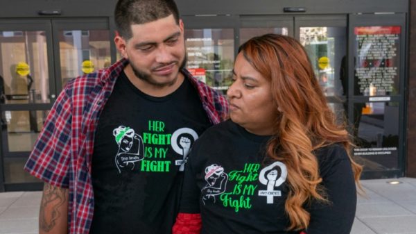 Samantha Casiano and Luis Villasana -- Casiano's unborn child had a fatal health defect, but abortion is banned in Texas