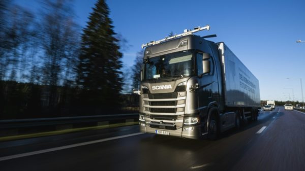 The lorry combines all the input from the various sensors with a GPS system