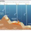 Graphic showing the three different types of seabed zones being explored for potential mining