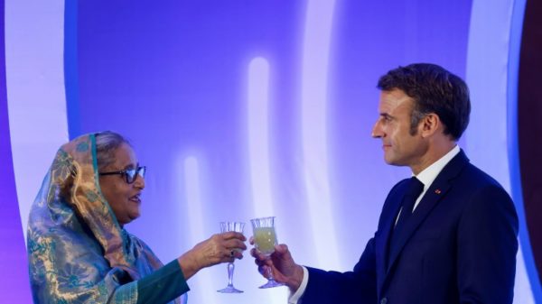 President Emmanuel Macron was in Bangladesh in a bid to 'consolidate' France's Indo-Pacific strategy
