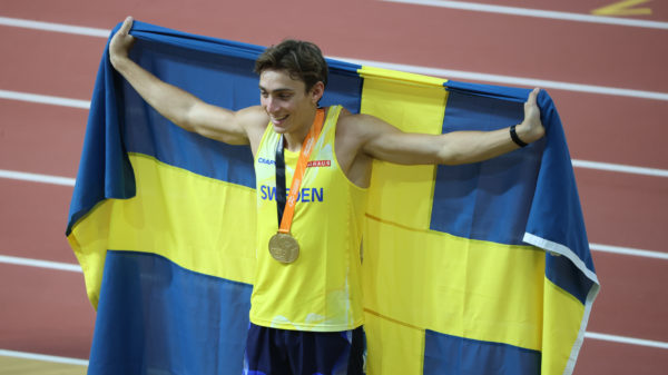 Mondo Duplantis wins the gold medal at the 2023 World Athletics Championships